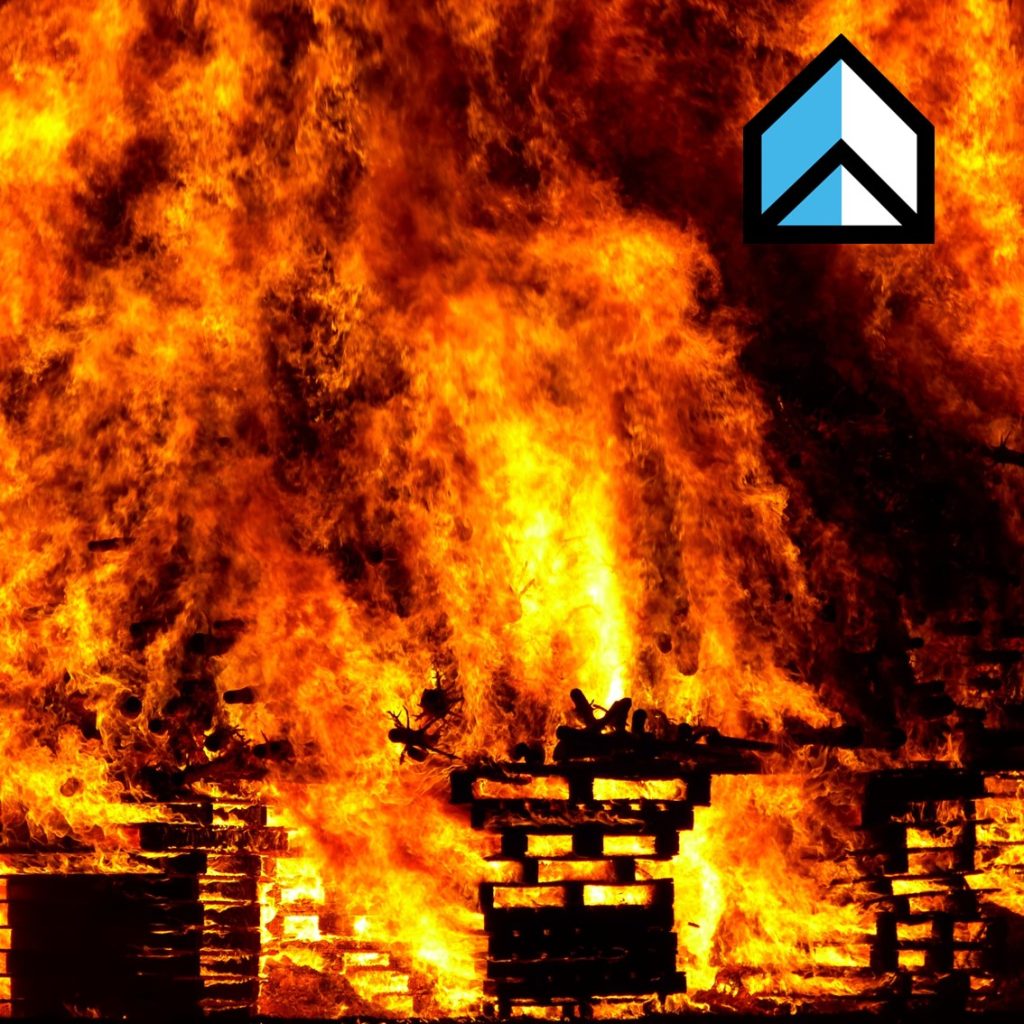 Destrucción del bien raíz arrendado🏠🔥🔥